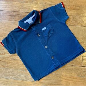 Calvin Klein Polo Shirt for Boys Bluish Gray